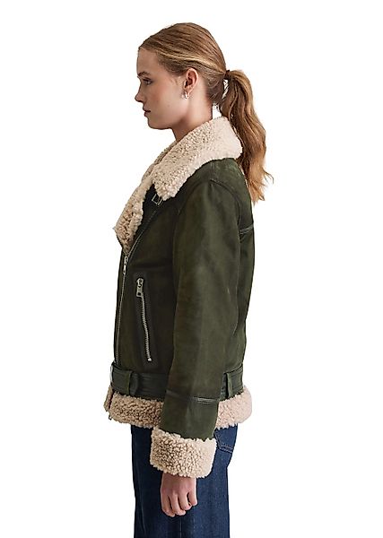 Marc OPolo DENIM Lederjacke "mit Teddyplüsch" günstig online kaufen