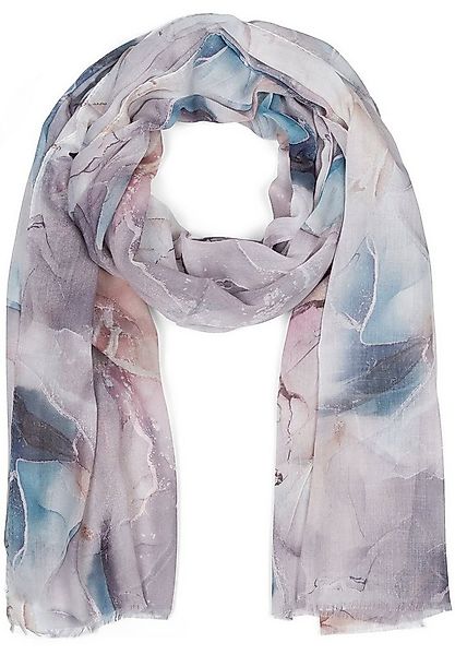 styleBREAKER Modeschal Schal mit Marmor Muster, (1-St) günstig online kaufen