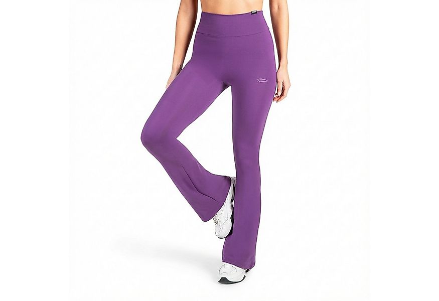 Smilodox Leggings Aurica, Figurbetonte High Waist Schlagleggings mit 3D Rub günstig online kaufen