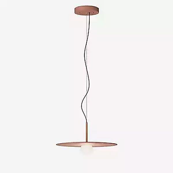 Vibia Tempo Pendelleuchte LED mit Schirm, rot - ø40 cm - Dali günstig online kaufen