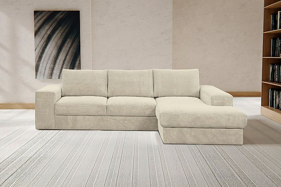 WERK2 Ecksofa Rozzana Design Ecksofa mit hohem Komfort, zeitlos & elegant, günstig online kaufen