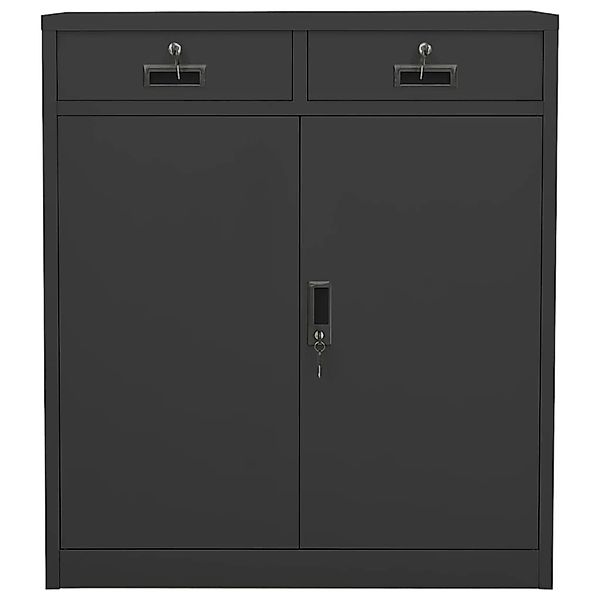 vidaXL Aktenschrank Büroschrank Anthrazit 90x40x102 cm günstig online kaufen