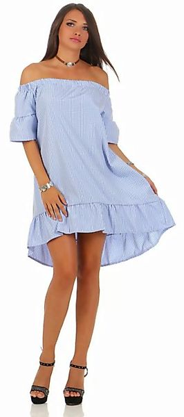 Mississhop Sommerkleid Carmenkleid Off-Shoulder-Kleid Luftiges Design M.200 günstig online kaufen