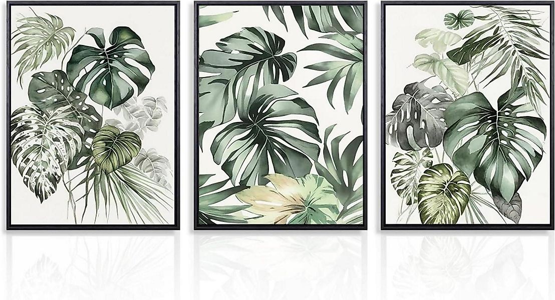 LuxusKollektion Poster Grüne Botanical Wall Decor günstig online kaufen