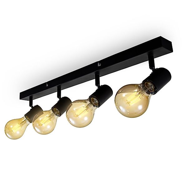B.K.Licht Deckenleuchte Deckenlampe Vintage 60W E27 günstig online kaufen