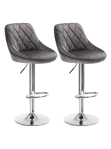 Woltu Barhocker (2 St), gepolsterte Sitzfläche, günstig online kaufen