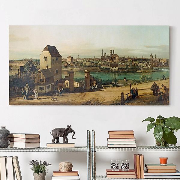 Leinwandbild Kunstdruck - Querformat Bernardo Bellotto - München günstig online kaufen