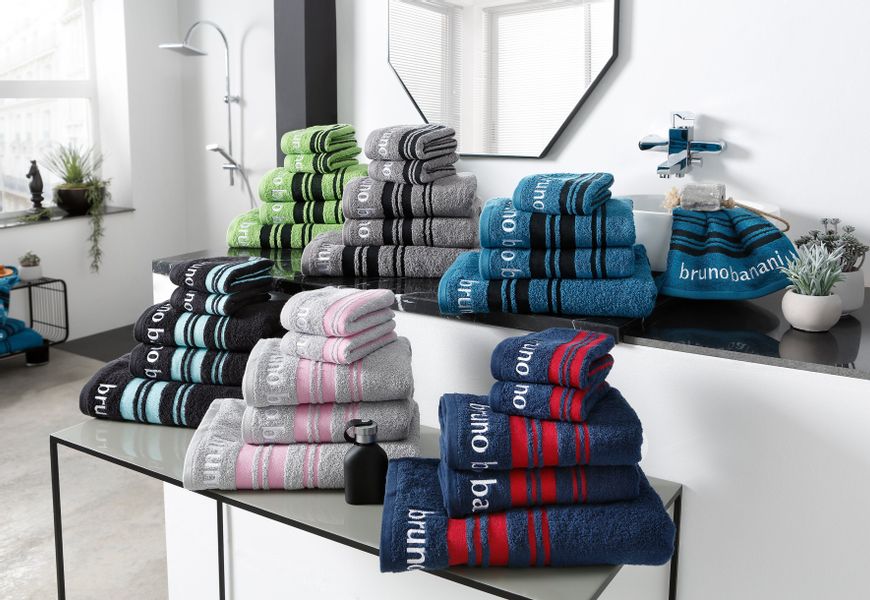 Bruno Banani Handtuch Set "Daniel, 1 Duschtuch 70x140, 2 Handtücher 50x100, günstig online kaufen