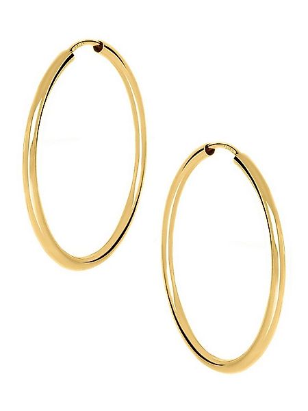 My Gold Paar Creolen Damen Ohrringe Gold 333 (8 Karat) - Ø 30mm / 2mm - Pal günstig online kaufen