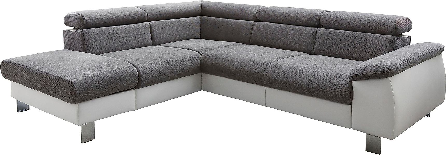 COTTA Ecksofa Komaris L-Form mit Kopfteilverstellung, günstig online kaufen