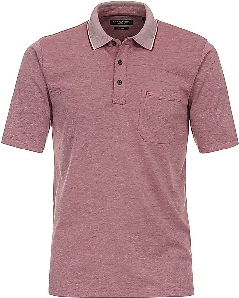 Casa Moda Poloshirt Stretch Melange Rosa - Größe 4XL günstig online kaufen