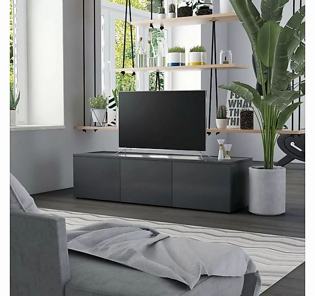 furnicato TV-Schrank Grau 120x34x30 cm Holzwerkstoff günstig online kaufen