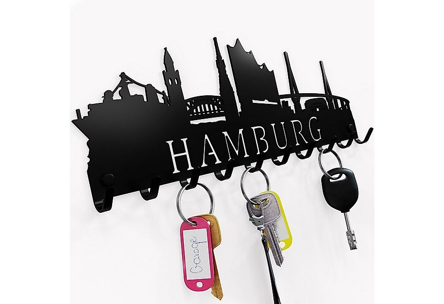 NOGGI - Home Decor Masters Schlüsselleiste Schlüsselbrett "Hamburg", (Schlü günstig online kaufen