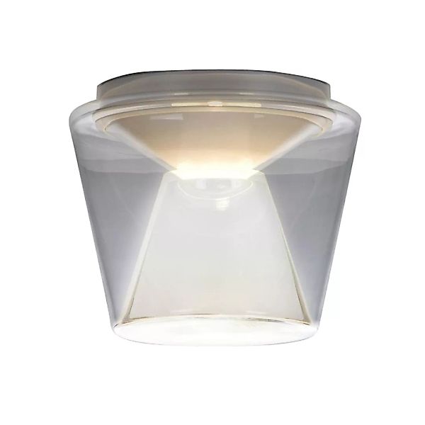 Serien - Annex Ceiling Deckenleuchte M - transparent/Reflektor: Glas opal/H günstig online kaufen