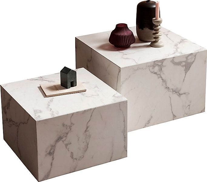 SalesFever Couchtisch »Almeria - Stilvoller Wohnzimmer- und Beistelltisch« günstig online kaufen