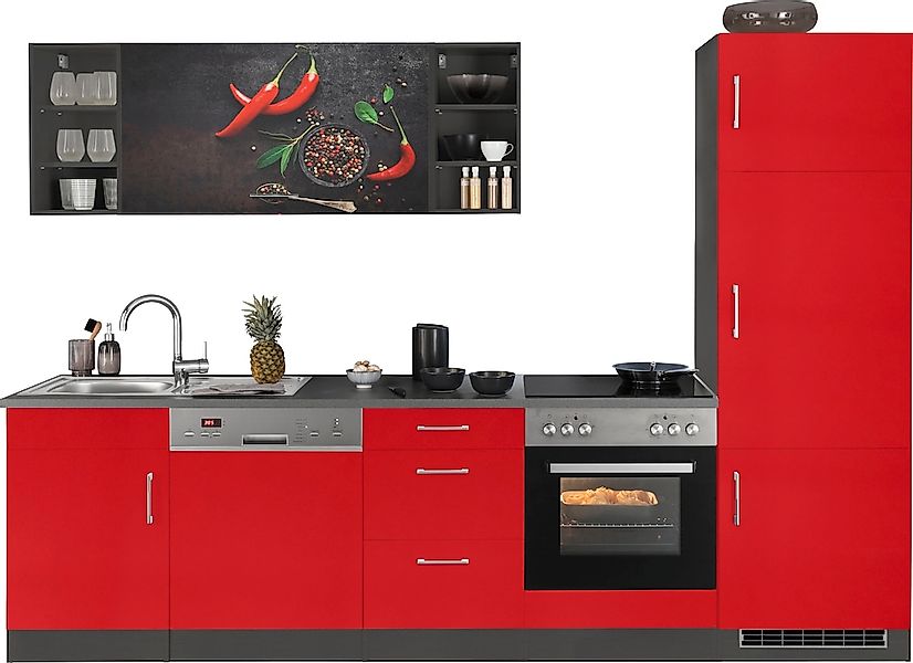 KOCHSTATION Küchenzeile "KS-Paris – Küchen mit einzigartigen Fotomotiven au günstig online kaufen