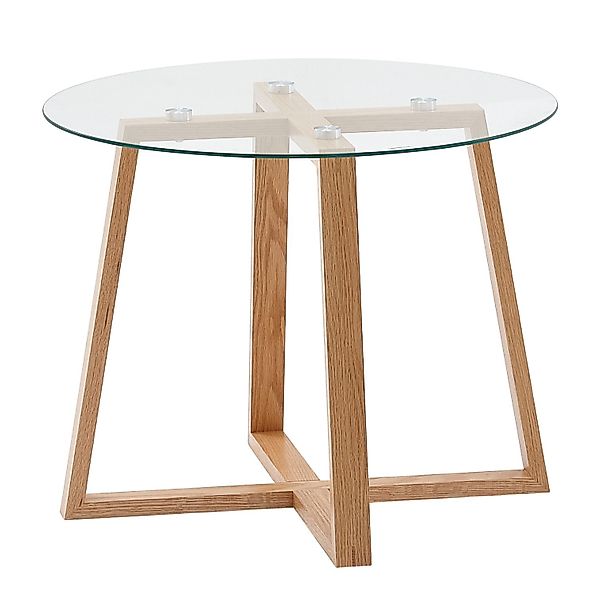 furnicato Couchtisch 58 cm Sofatisch Eiche günstig online kaufen