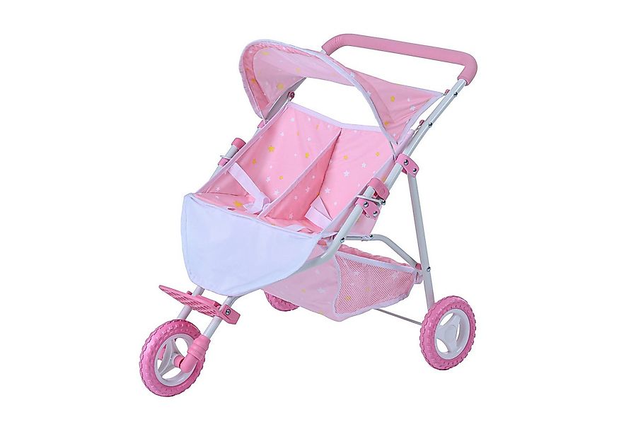 TEAMSON™ KIDS    Puppenwagen Puppenwagen Twinkle Stars pink kompakt günstig online kaufen