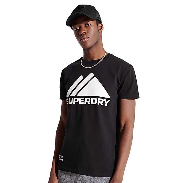 Superdry Mountain Sport Mono Kurzarm T-shirt XS Black günstig online kaufen