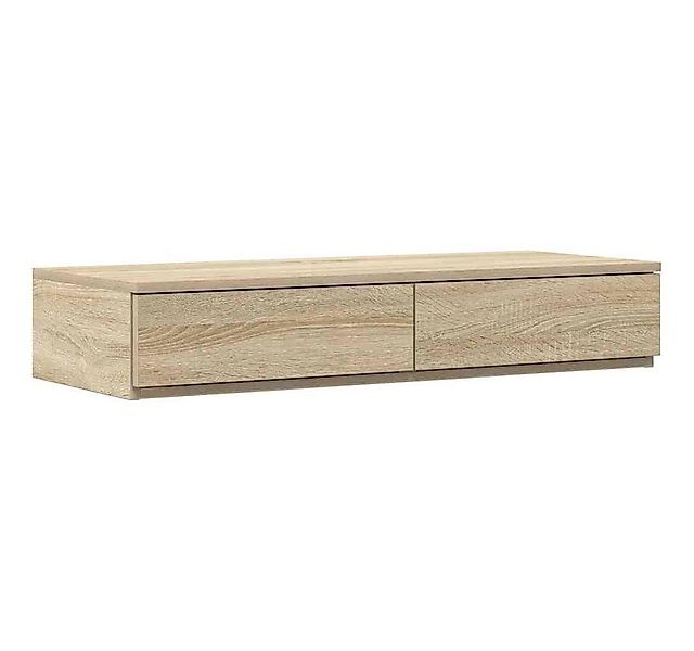 vidaXL Nachttisch Bettschubladen Sonoma-Eiche 90 x 36.5 x 16.5 cm Holzwerks günstig online kaufen