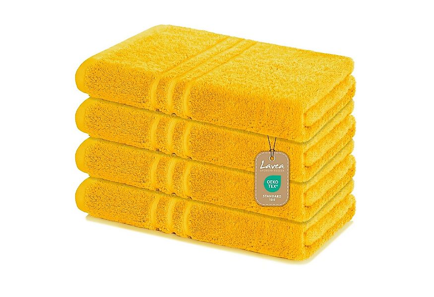 Lavea Handtuch Set Frottierserie Elena, 100% Baumwolle (Set, 4-St), 500 g/m günstig online kaufen