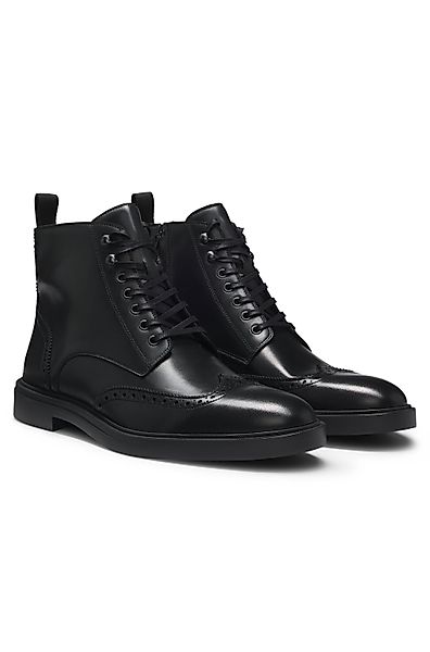 BOSS Calev_Halb_ltbrfb Schnürstiefelette Schnürboots, Business-Stiefelette günstig online kaufen