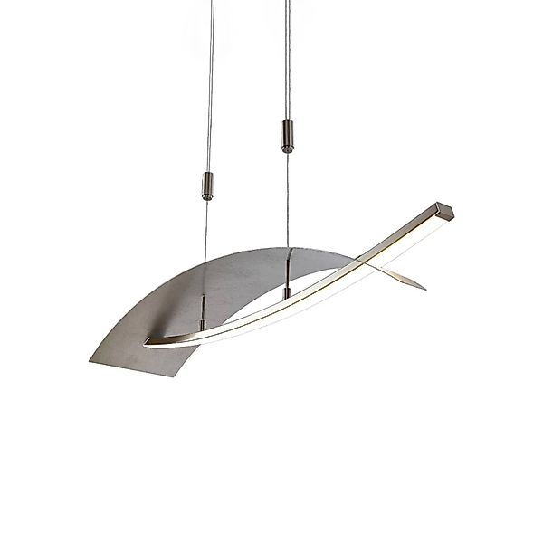 Lucande LED Marija 9639117 Dimmbar Modern in Chrom aus Metall 1-flammig Woh günstig online kaufen