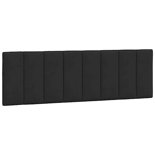vidaXL Kopfteil-Kissen Hanko Schwarz 160 cm Samt 374677 günstig online kaufen