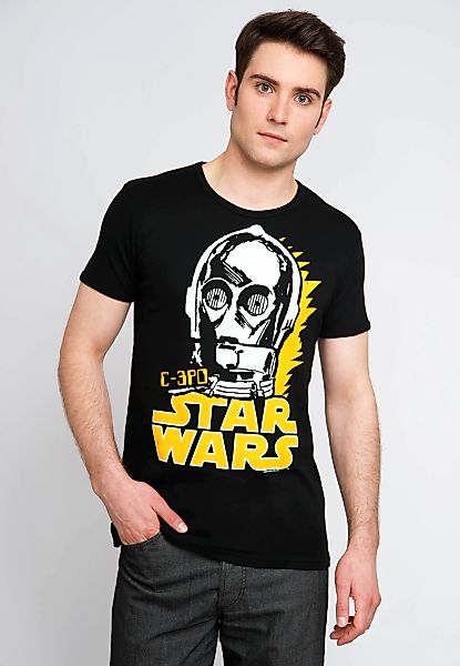 LOGOSHIRT T-Shirt "C-3PO", mit C-3PO-Print günstig online kaufen