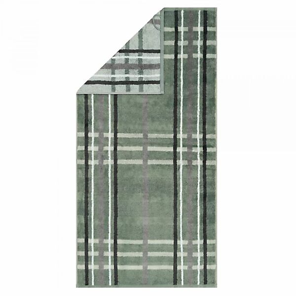 Cawö Handtücher Noblesse Check 1089 - Farbe: nordic green - 44 - Duschtuch günstig online kaufen