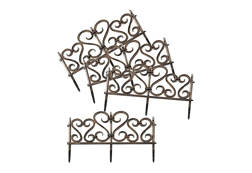 HTI-Living Beetbegrenzung Zierzaun Romantik Nessa, Set, 4 Zaunelemente, Bee günstig online kaufen