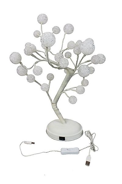 Arnusa LED Baum Leuchtbaum Rainbow Glitzerkugeln 45 cm 32 LED Tischlampe, L günstig online kaufen