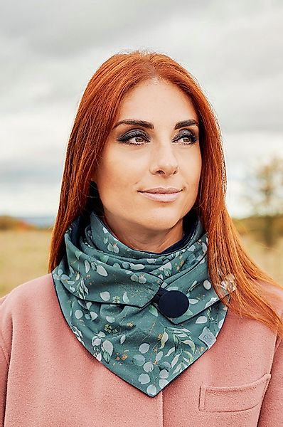 Wishproject® Dreieckstuch Dreieckstuch, Eukalyptus Grün, Damen günstig online kaufen