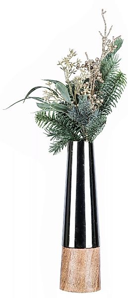 Creativ deco Dekovase "Weihnachtsdeko", (Set, 2 St., 1 Vase, 1 Bouquet), mi günstig online kaufen
