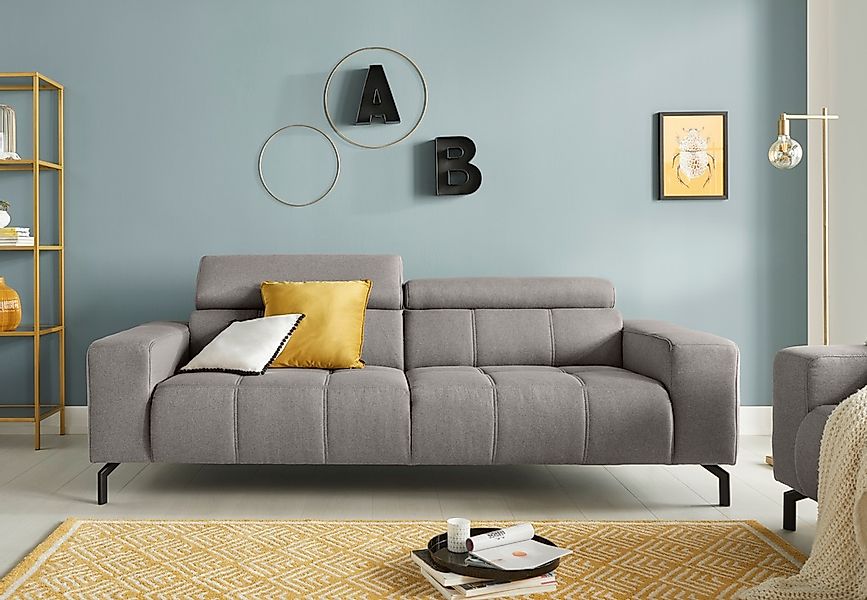 DOMO collection 2,5-Sitzer "Cunelli zeitlos und elegant, moderne Sitznähte günstig online kaufen
