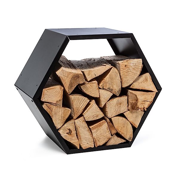 blumfeldt Feuerschale Hexawood Black, (ansehnlich moderner günstig online kaufen