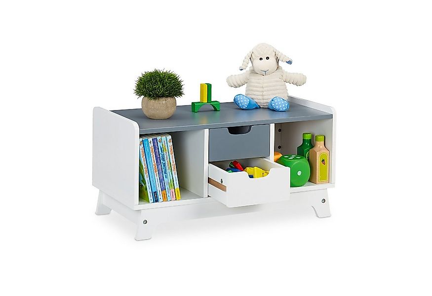 relaxdays Standregal Kinderregal 4 Fächer günstig online kaufen