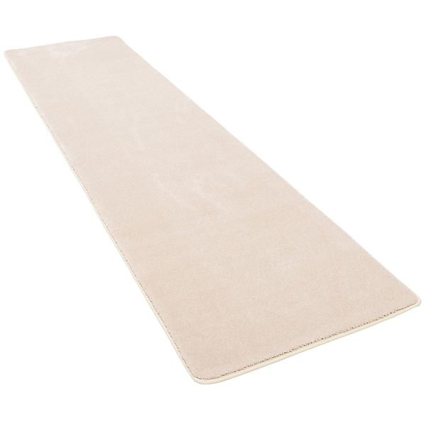 Snapstyle Hochflor Luxus Velours Läufer Teppich Touch Creme 80x200cm günstig online kaufen