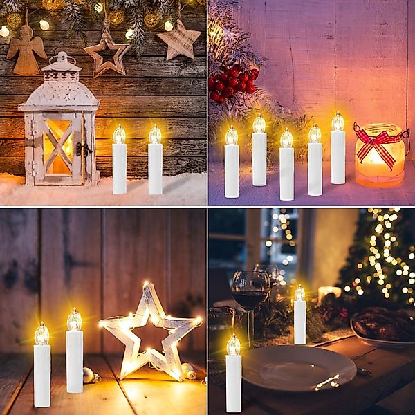 Gotoll LED-Kerze CH050_WE 10-50 set Mit günstig online kaufen