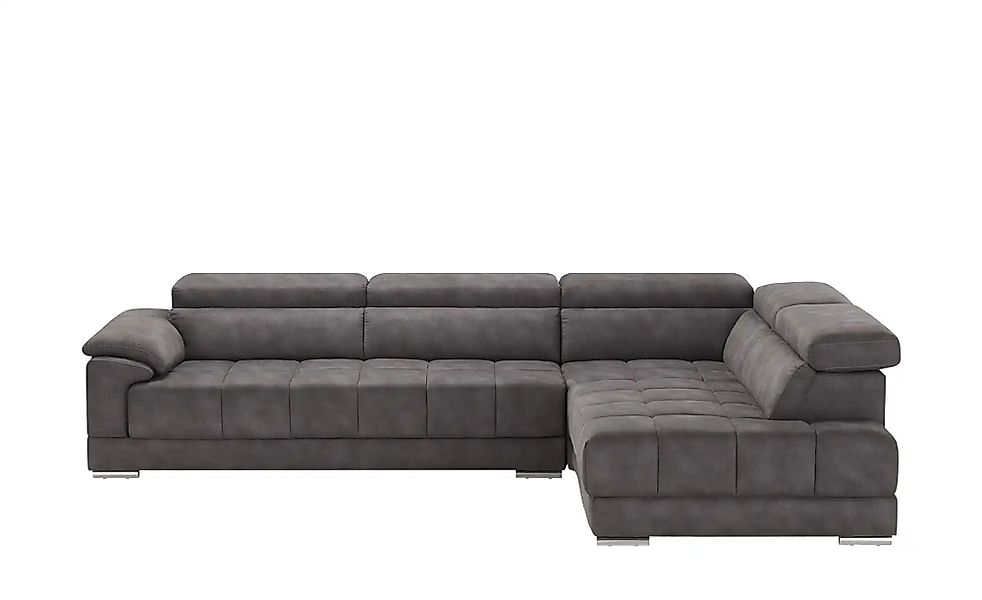 uno Ecksofa Mikrofaser Isabeli ¦ grau ¦ Maße (cm): B: 299 H: 72 T: 211.0 Po günstig online kaufen