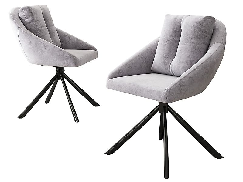 SeedWave Esszimmersessel Samt-Drehstühle 2er Set, mit günstig online kaufen
