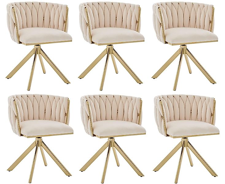LVHOM Esszimmerstuhl Set, 180° drehbar mit günstig online kaufen
