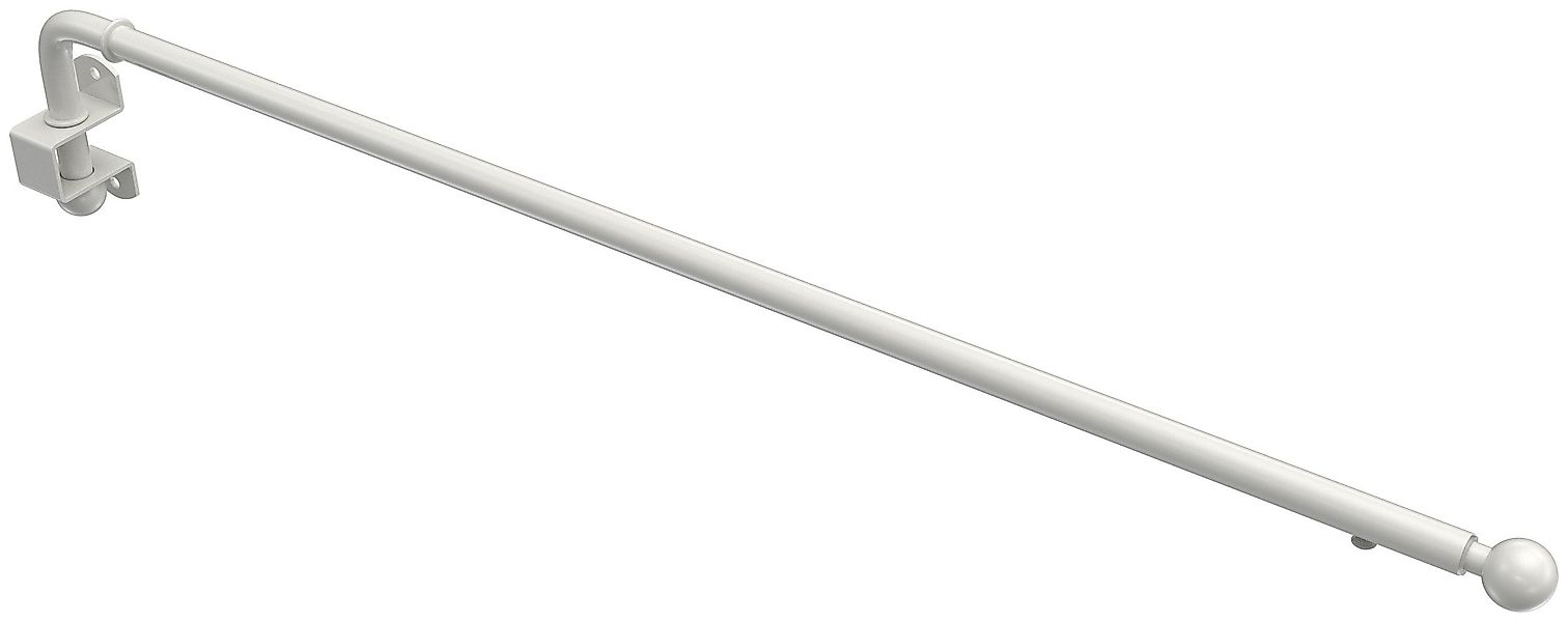 INTERDECO Schwenkstange Cassina, ausziehbar, Wandmontage, Metall, günstig online kaufen