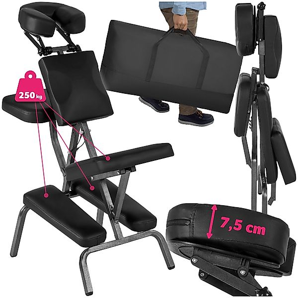 tectake Massagesessel Massagestuhl, klappbar günstig online kaufen