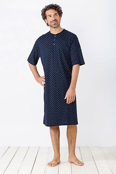 Hajo Nachthemd Herren Nachthemd, Premium Cotton/Tencel günstig online kaufen