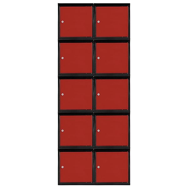 PROREGAL Mega Deal 10x Schließfachwürfel Blocky Mit Zylinderschloss & 2 Sch günstig online kaufen