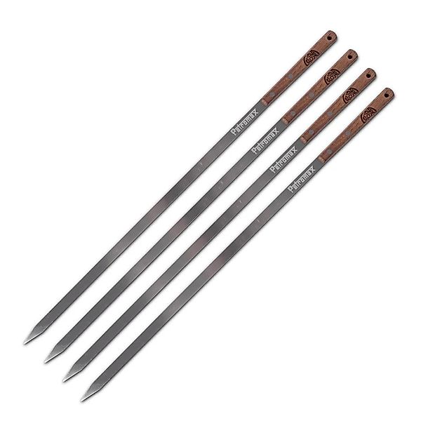 Petromax Grillspieße Klingenlänge 40 cm Holzgriff 4 Stück günstig online kaufen