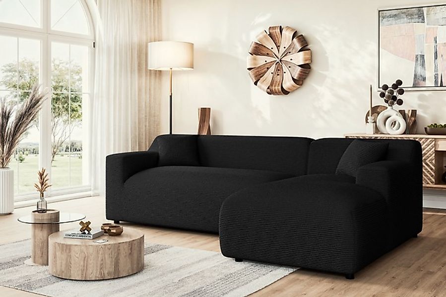 Home affaire Ecksofa »LILLIANA Designsofa, L-Form mit Recamiere rechts/link günstig online kaufen