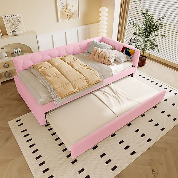 HAUSS SPOLE Schlafsofa 90x200cm mit Nachttischlampe, günstig online kaufen