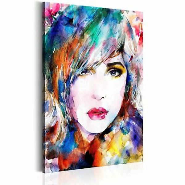 artgeist Wandbild Regenbogen-Mädchen mehrfarbig Gr. 40 x 60 günstig online kaufen